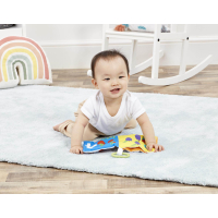 The Very Hungry Caterpillar Play and Go Squares plush booklet with ring